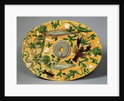 Oval Basin by Bernard Palissy