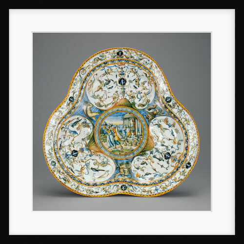 Basin with Deucalion and Pyrrha by Fontana Workshop