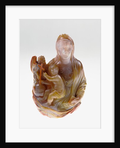 Madonna and Child with an Angel by Anonymous