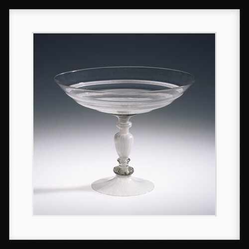 Stemmed Filigrana Wineglass (Tazza) by Anonymous