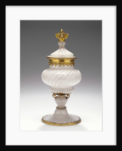 Standing Covered Filigrana Cup by Anonymous