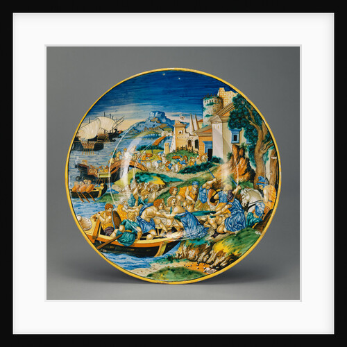 Plate with the Abduction of Helen by Francesco Xanto Avelli