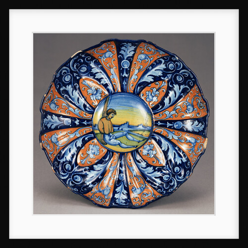 Molded Dish with an Allegory of Love by Anonymous