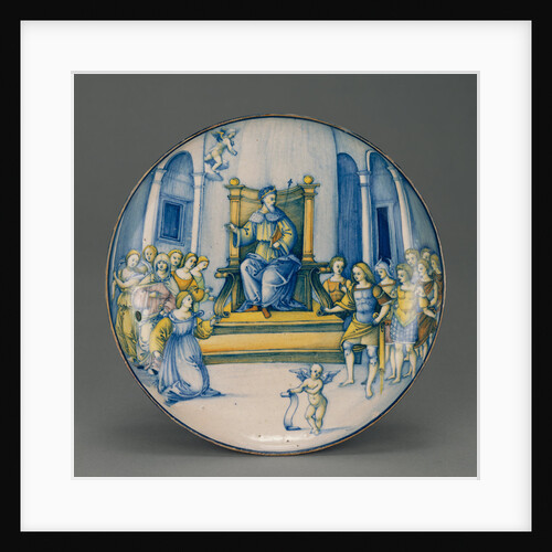 Dish with Amata and Turnus by Anonymous