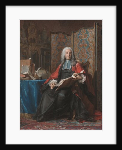 Portrait of Gabriel Bernard de Rieux by Maurice-Quentin de La Tour