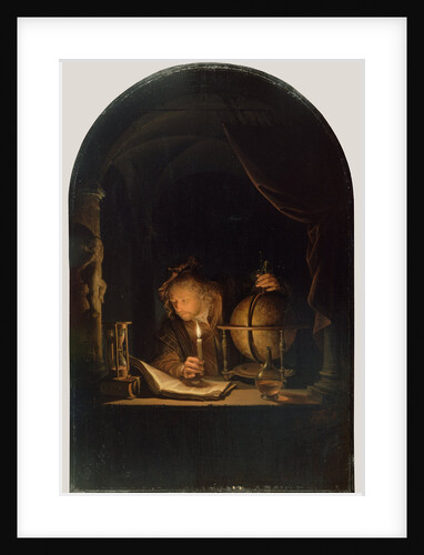 Astronomer by Candlelight by Gerrit Dou