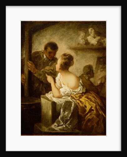 The Studio by Honoré Daumier