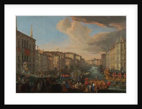 Regatta on the Grand Canal in Honor of Frederick IV, King of Denmark by Luca Carlevarijs