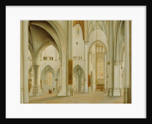 The Interior of St. Bavo, Haarlem by Pieter Jansz. Saenredam