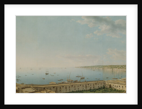 A View of the Bay of Naples, Looking Southwest from the Pizzofalcone towards Capo di Posilippo by Giovanni Battista Lusieri