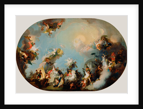 The Glorification of the Union of the Houses of Hapsburg and Lorraine by Franz Anton Maulbertsch