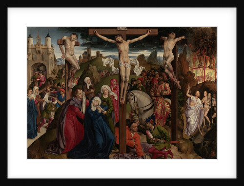 The Crucifixion by Dreux Budé Master