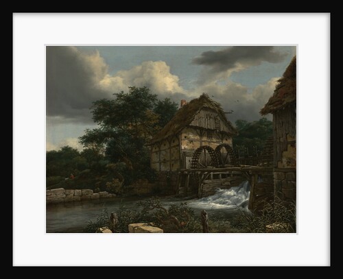Two Watermills and an Open Sluice by Jacob van Ruisdael