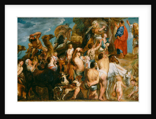 Moses Striking Water from the Rock by Jacob Jordaens