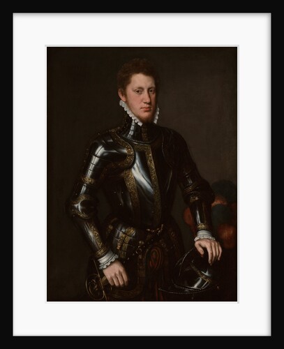 Portrait of a Man in Armor by Circle of Antonis Mor van Dashorst