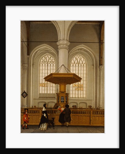 Interior of the Laurenskerk at Rotterdam by Anthonie De Lorme
