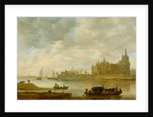 View of the Castle of Wijk at Duurstede by Jan van Goyen