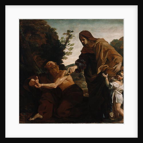 Elijah Receiving Bread from the Widow of Zarephath by Giovanni Lanfranco
