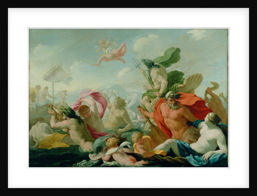 Marine Gods Paying Homage to Love by Eustache Le Sueur
