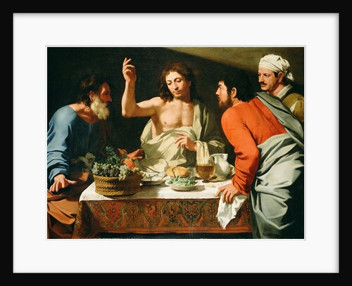 The Supper at Emmaus by Bartolomeo Cavarozzi