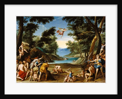 Cupid and Pan by Federico Zuccaro