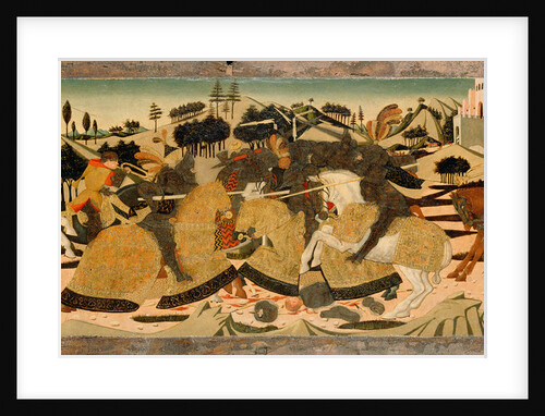 Battle Scene by Giovanni di Ser Giovanni Guidi