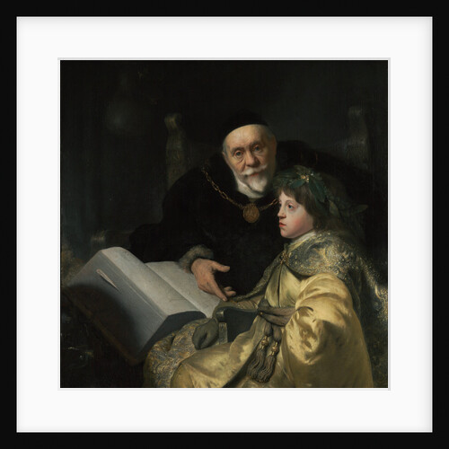 Prince Charles Louis of the Palatinate with his Tutor Wolrad von Plessen in Historical Dress by Jan Lievens