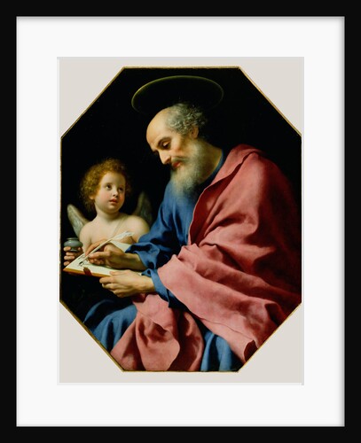 St. Matthew Writing His Gospel by Carlo Dolci