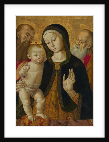 Madonna and Child with Two Hermit Saints by Bernardino Fungai