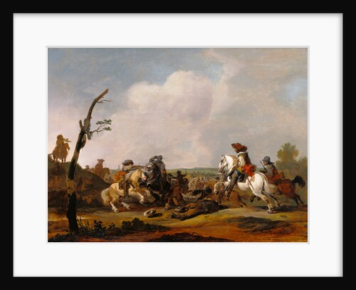 Battle Scene by Johannes Lingelbach