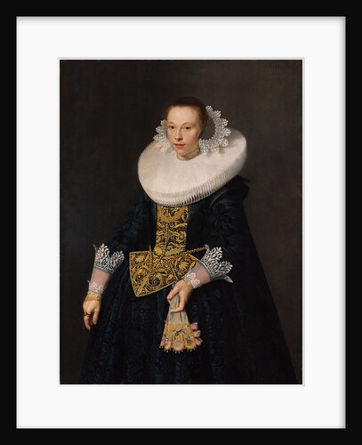 Portrait of a Young Woman by Nicolaes Eliasz. Pickenoy