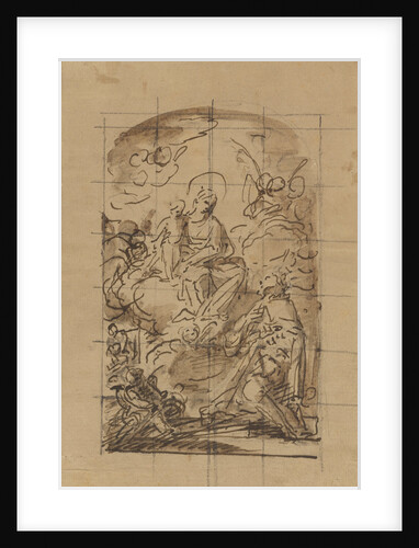 The Apparition of the Virgin and Child to Saint Louis of France by Mariano Salvador Maella