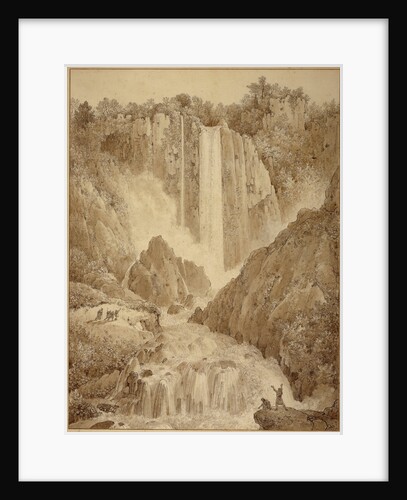 The Cascades at Terni by Louis-Francois Cassas