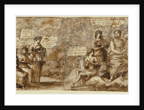 Apollo and the Muses by Claude Lorrain