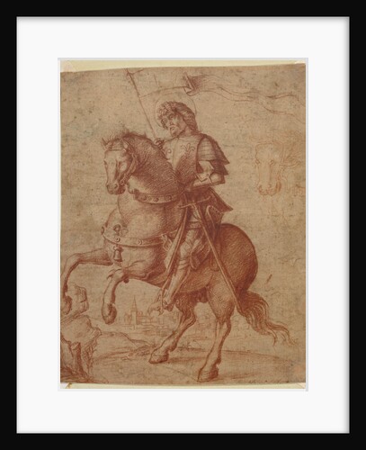 A Saint on Horseback by Circle of Giovanni Battista Cima da Conegliano