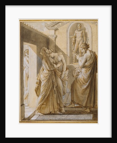 The Father of Psyche Consulting the Oracle of Apollo by Baron François-Pascal-Simon Gérard