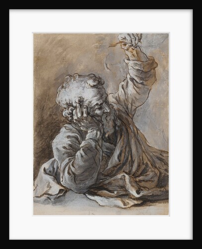 Reclining Old Man by Georges Lallemant