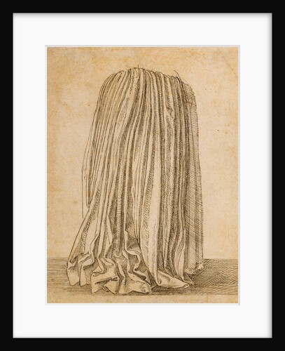 Study of a Pleated Skirt by Hans Brosamer