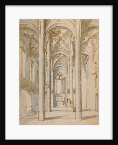 Interior of a Gothic Church by Paul Juvenal the Elder