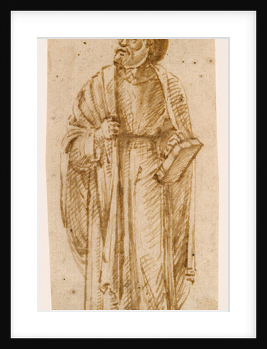 Standing man wearing a turban by Giovanni Bellini