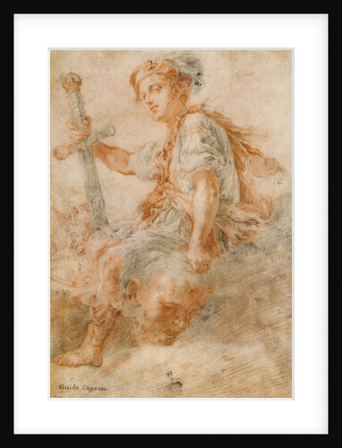 David with the Head of Goliath (recto), Two Studies, one of a Woman (verso) by Domenico Fetti