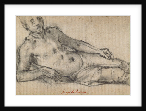 Reclining Youth by Ascribed to Pontormo