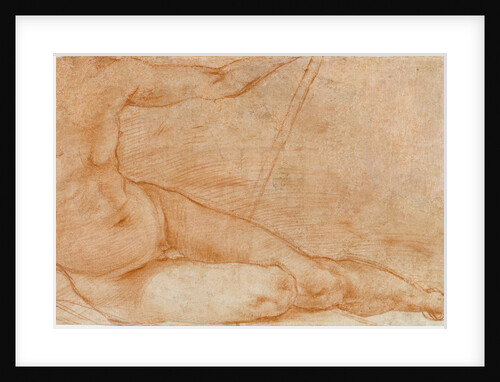 Seated Figure (recto), Reclining Figure (verso) by Pontormo