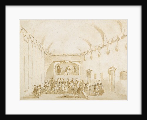 A Theatrical Performance by Francesco Guardi