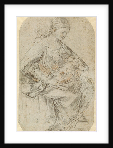 Nativity (recto), Turbaned Woman (verso) by Guido Reni