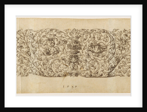 Design for a Frieze of Grapevines by Virgil Solis