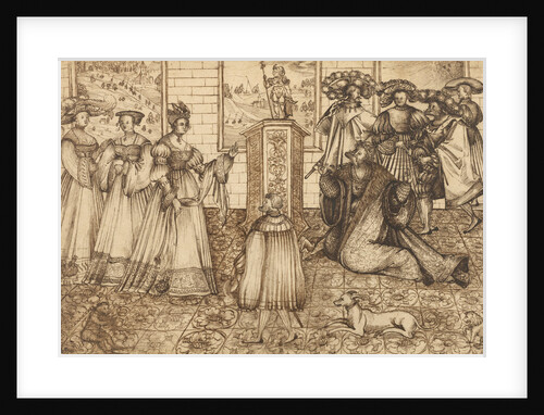 The Idolatry of Solomon by Monogrammist AS
