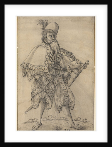 An Officer of the Rank of 'Oberster Feldprofoss' in the Imperial Army by Jost Amman