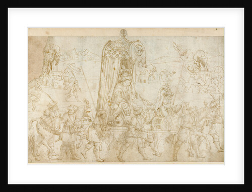 A Turkish Procession by Erhard Schön