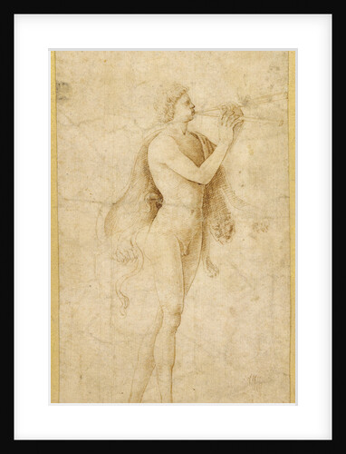 A Satyr Playing an Aulos by Bernardo Parentino